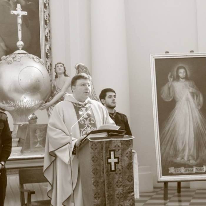 Eucharystia pod przewodnictwem charyzmatycznego o. Dyrektora mgr Krzysztofa Jurewicza OMI