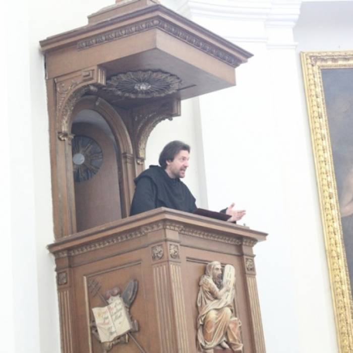 Aktor Marcin Brykczyński - kazanie ku czci św. Katarzyny