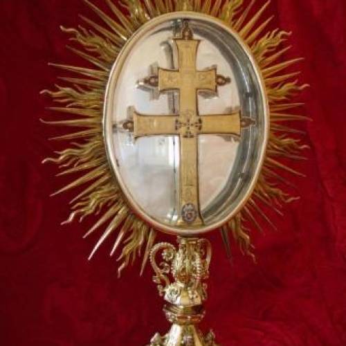 Relikwia Krzyża Pańskiego są najcenniejszym skarbem klasztoru na Łysej Górze